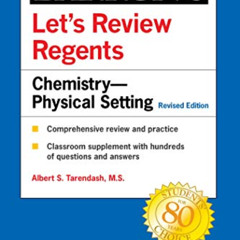Read EPUB 💛 Let's Review Regents: Chemistry--Physical Setting Revised Edition (Barro