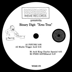 WeMe075 Binary Digit "Xrns Trax" A2 "Maybe Trigger Acid"