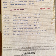 Baby It's Toniight 3rd St. Demo