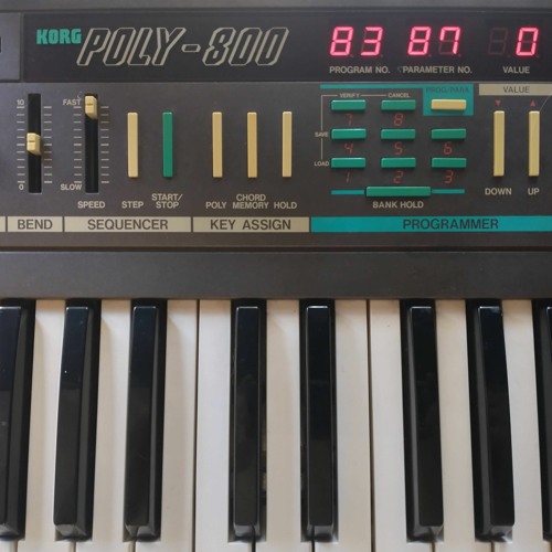 how do use the bank hold on korg poly 800