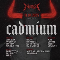 DJ TiroX live @Cadmium - Keller Maintime Raw-xtraRaw Mauerpfeiffer 11.10.2025