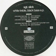 Sgt. Slick - White Treble, Black Bass
