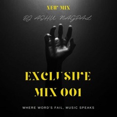 EXCLUSIVE MIX LIVE 001 - DJ ASHU NAGPAL | Progressive House & Melodic Techno Mix