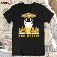 Official King of champions League Real Madrid 2023-2024 names of all players t-shirt