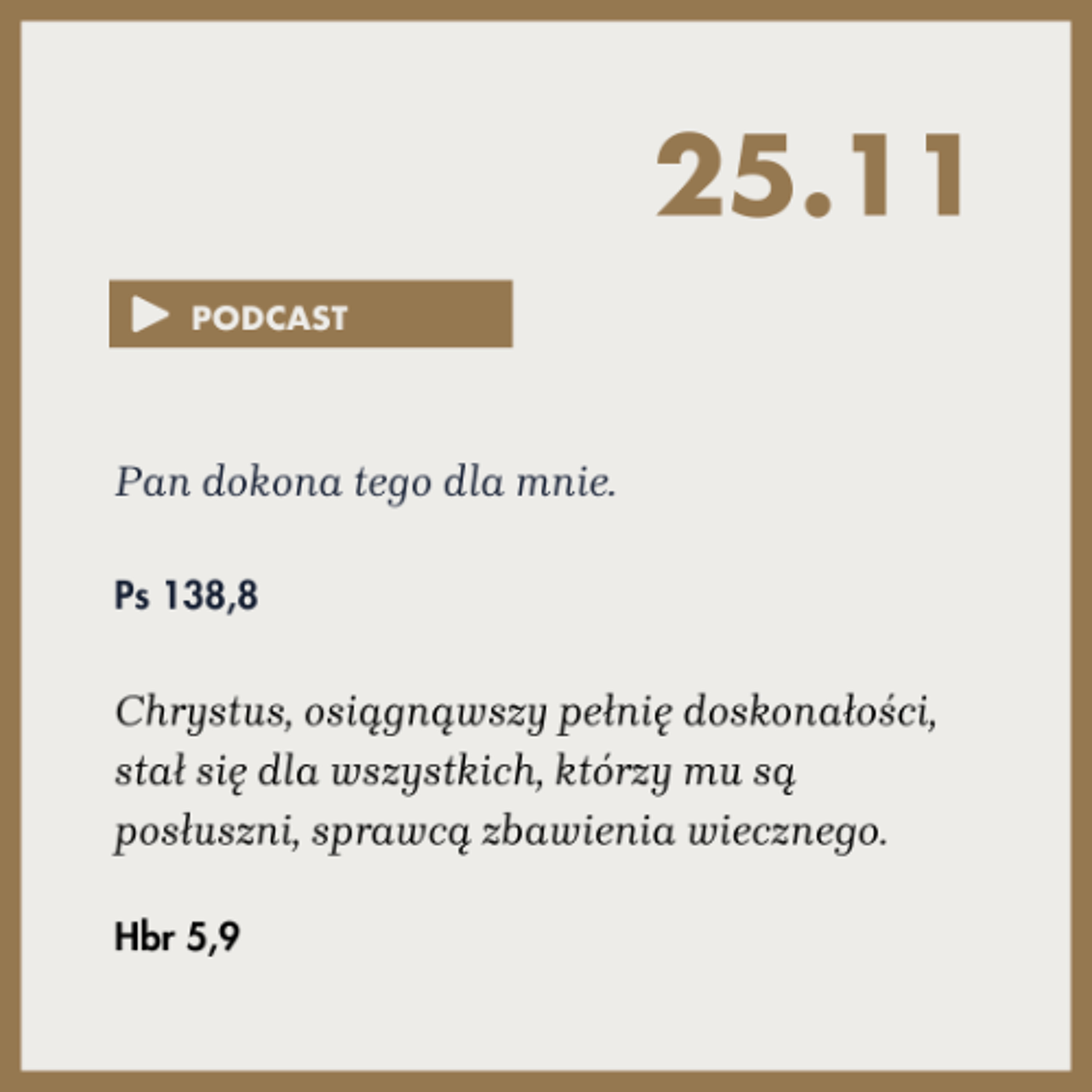 Poranek ze Słowem na 25 listopada 2025 episode artwork