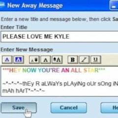 PLEASE LOVE ME KYLE ~•~•~•~thEy R aLWaYs pLAyiNg oUr sOng iN mAh hArT•~•~•~ (p. CeCe Brown)