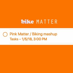 'Bike Matter' (Biking x Pink Matter by Frank Ocean)