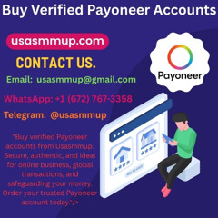 How to Buy Verified Payoneer Accounts In Online....2025