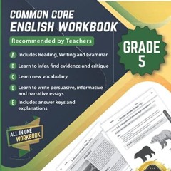 Common Core English Workbook, Grade 5 English @Online$