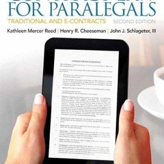 [VIEW] [PDF EBOOK EPUB KINDLE] Contract Law for Paralegals by  Kathleen Reed,Henry Ch