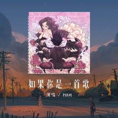 PAN判 - 如果你是一首歌「难分对错是非 安静欣赏你的美」【動態歌詞/Lyrics Video】#PAN判 #如果你是一首歌 #動態歌詞