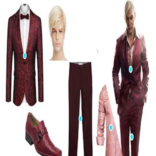 pagan min suit is maroon @sawedoff