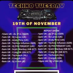 TECHNECK-NRG RADIO (TECHNO TUESDAY) 19/11/24
