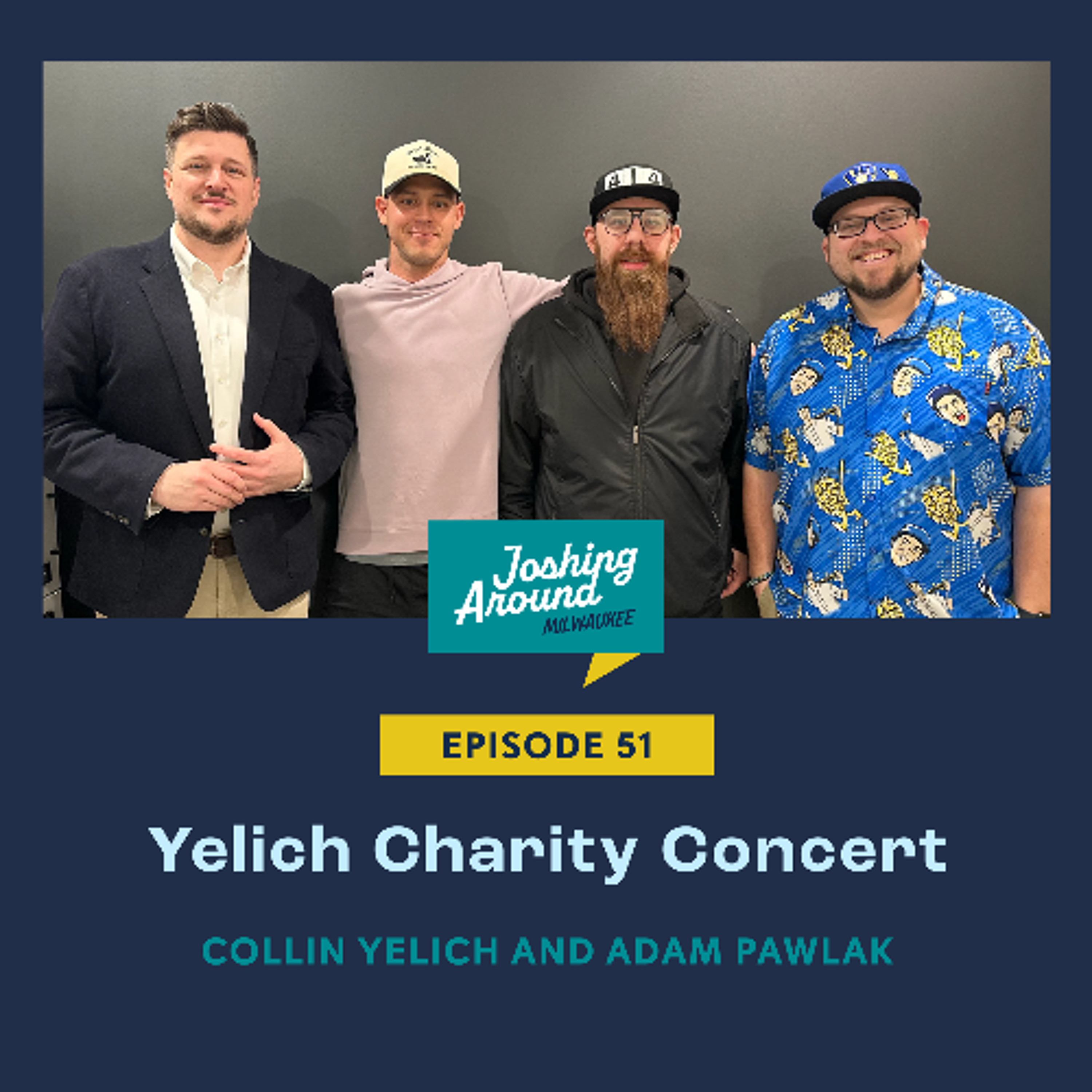 Yelich Charity Concert - Joshing Around Milwaukee (Episode 51) episode artwork