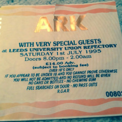 Vertigo & Carl Cox - Ark - Leeds University Refectory - 01-07-95
