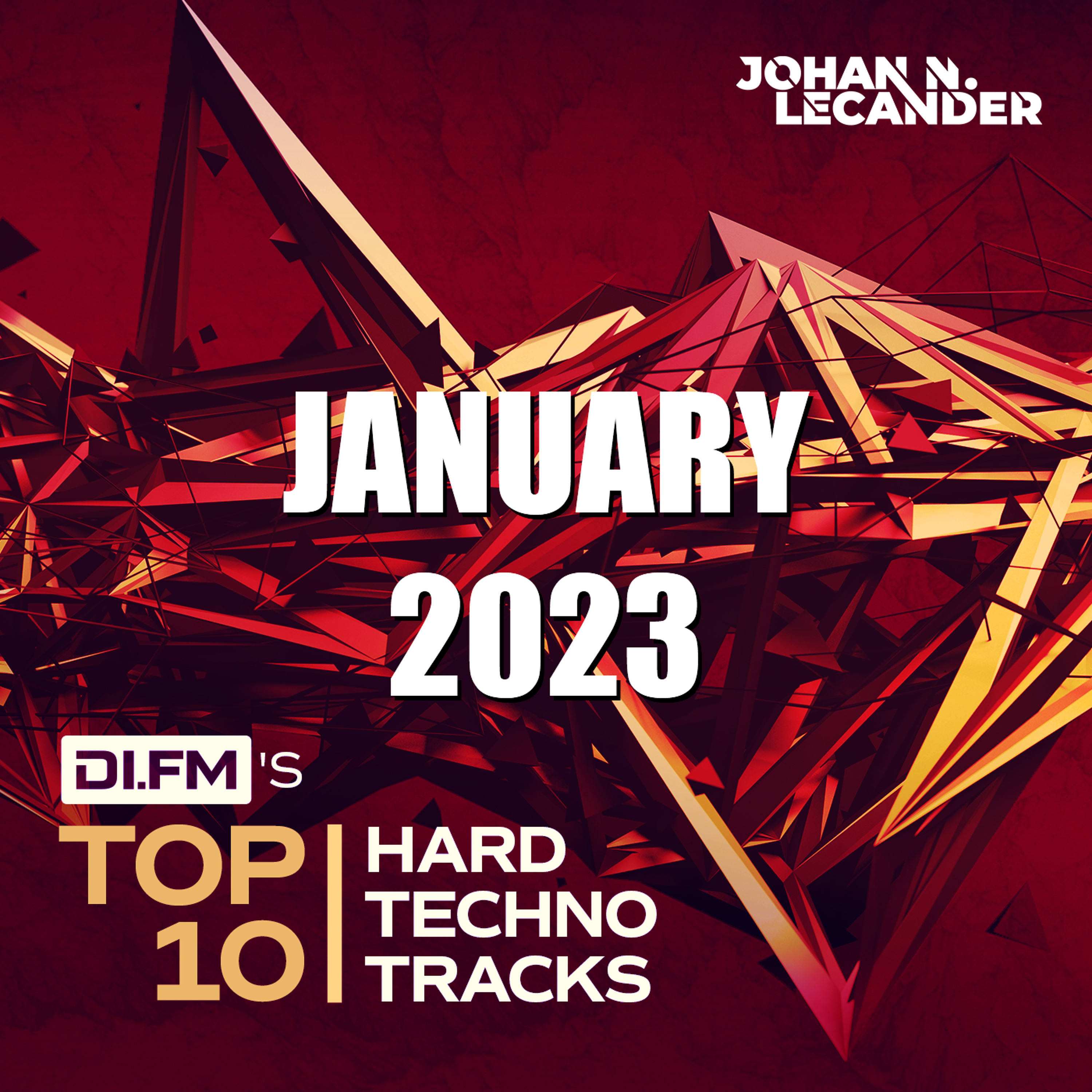 DI.FM Top 10 Hard Techno Tracks January 2023 episode artwork