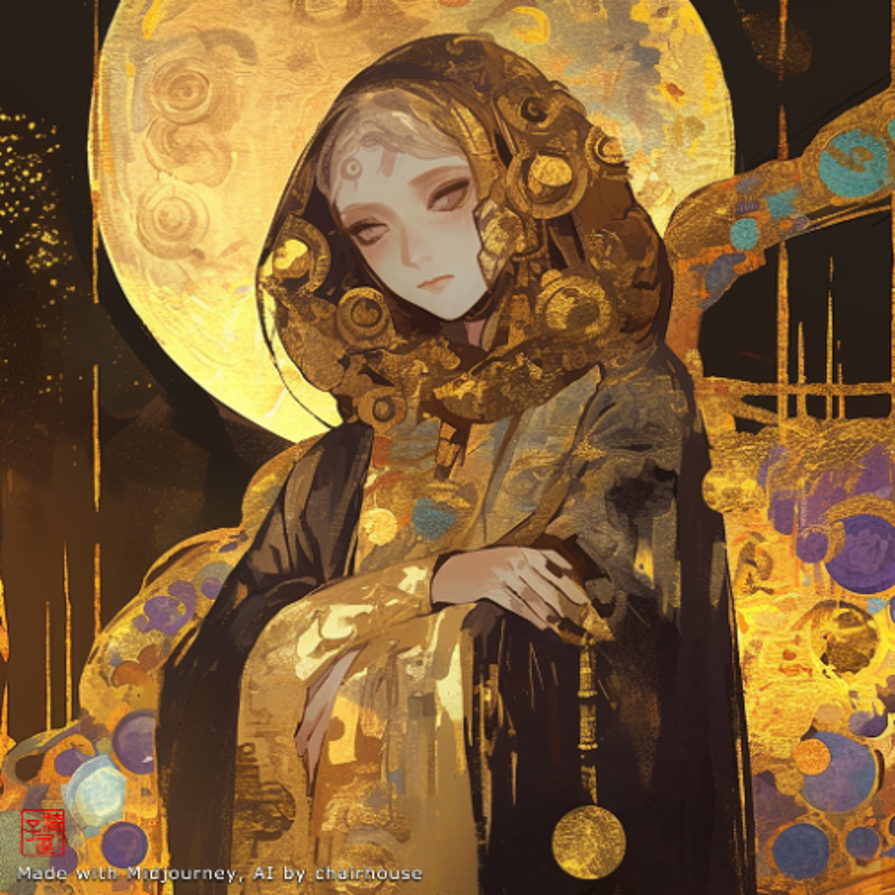 the horned moon with one bright star within the nether tip - #4065 (471) by chair house 250130