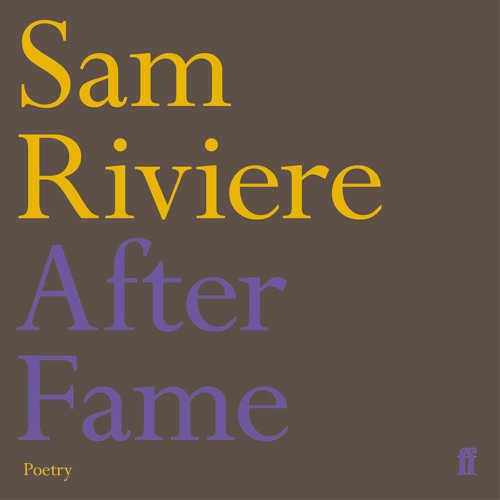 Stream Sam Riviere Epigram 63 By Faberbooks Listen Online For Free On Soundcloud