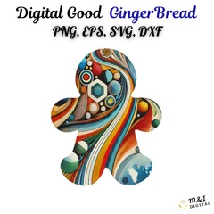 Kindle sticker & Gingerbread art  #1