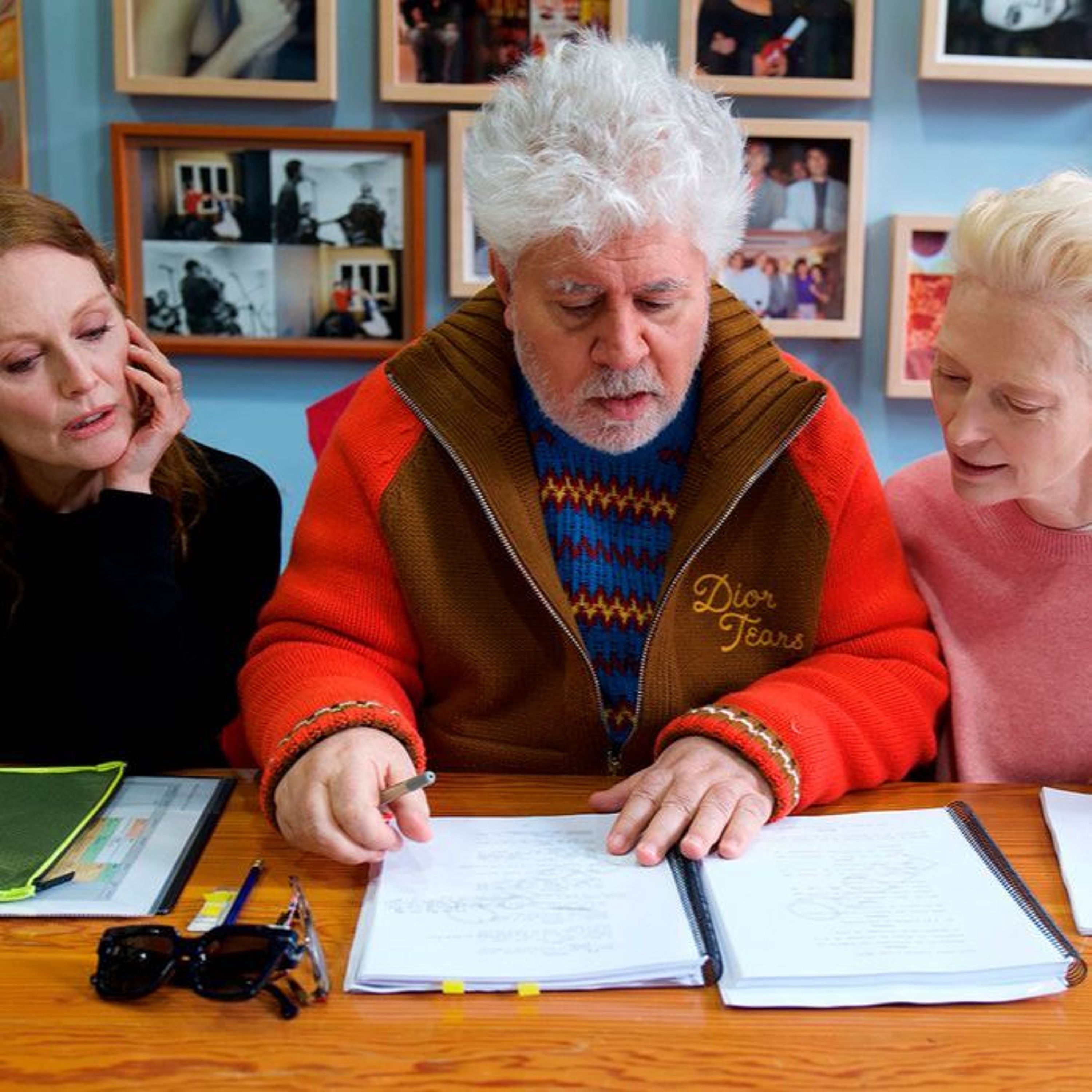 cover of episode #553 - Pedro Almodóvar, Julianne Moore, Tilda Swinton, and John Turturro on The Room Next Door