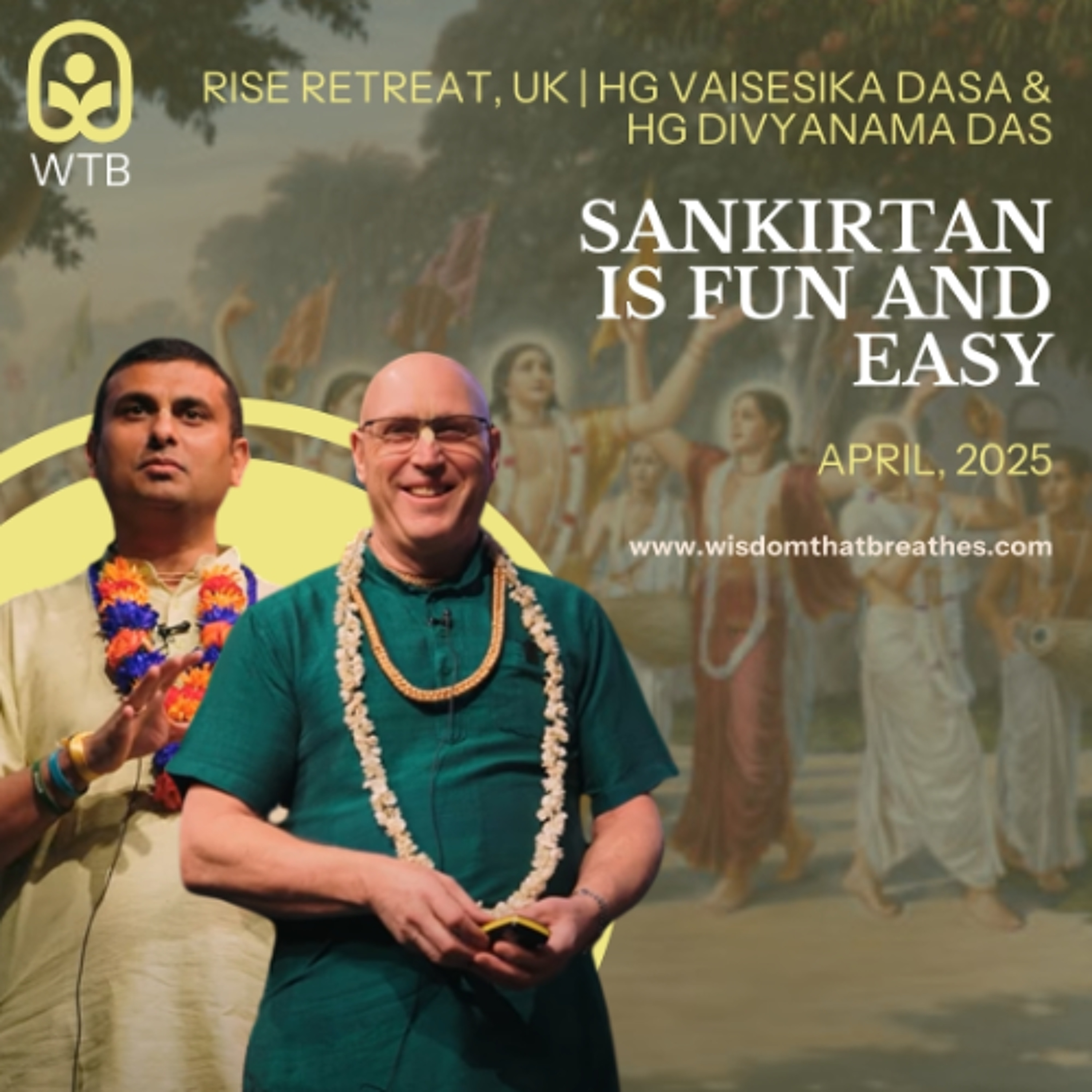 Sankirtan is Fun and Easy | RISE Retreat, UK | HG Vaisesika Das and HG Divyanama Das