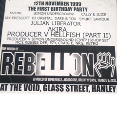 M-Zone Live - Rebellion at The Void - 12th Nov 1999