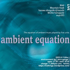 Ambient Equation Live @ unyo303 84HP10modules