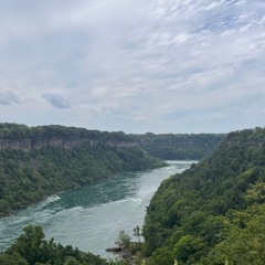 down to the river