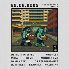MONOKROME LIVE AT LOKSCHUPPEN BERLIN