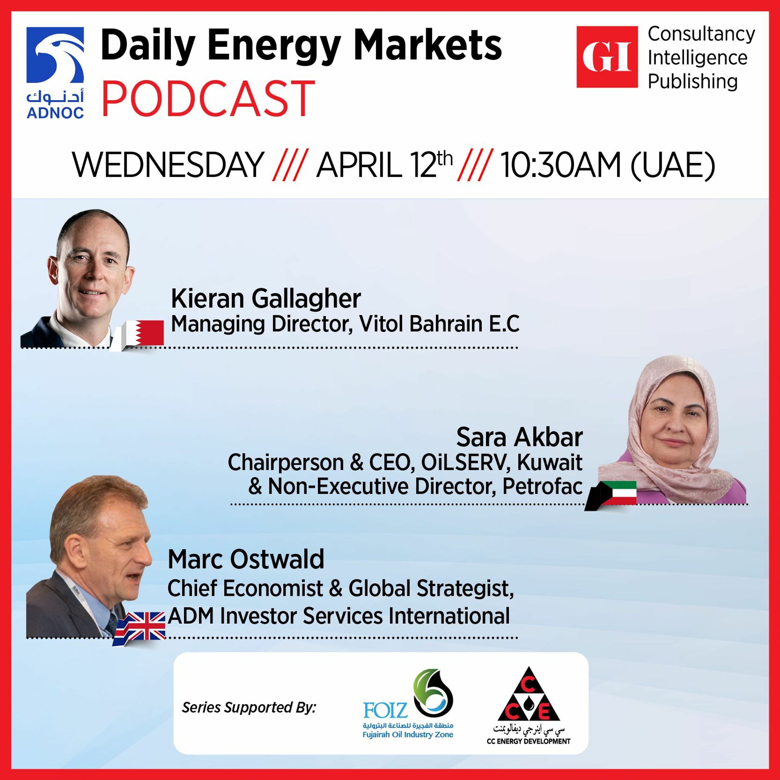PODCAST: Daily Energy Markets - April 12th