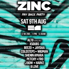 Beezo live Mix at ZINC