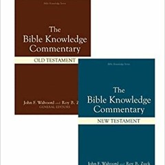 [^PDF]-Read Bible Knowledge Commentary (2 Volume Set) (Bible Knowledge Series) #KINDLE$