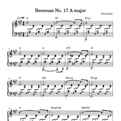 Berceuse No. 17 A Major 221011