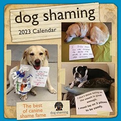 View EBOOK EPUB KINDLE PDF Dog Shaming 2023 Wall Calendar by  Pascale Lemire &  dogsh