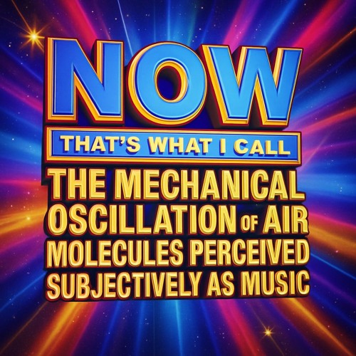 Now That’s What I Call The Mechanical Oscillation of Air Molecules Perceived Subjectively as Music
