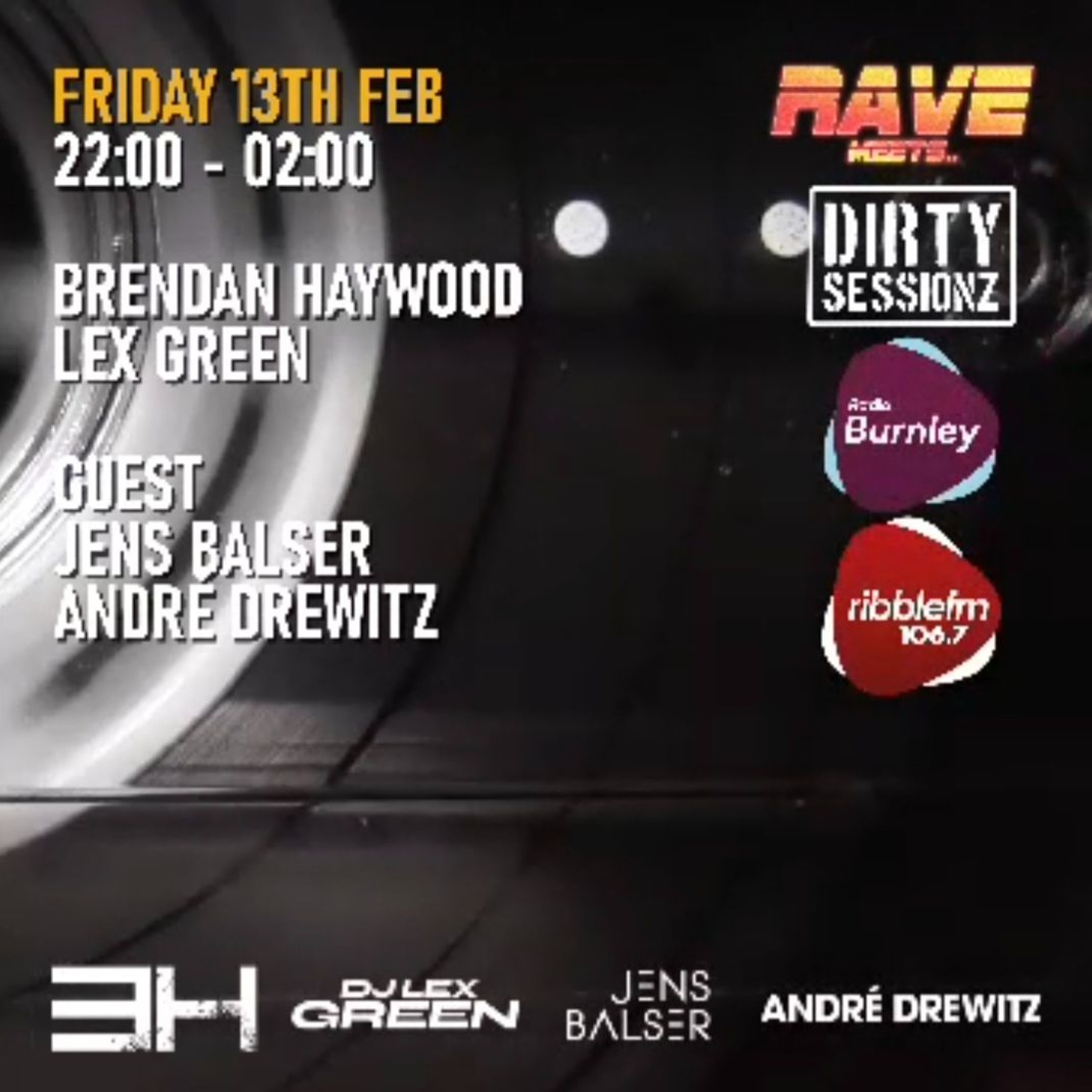 13.02.26 // Dirty Sessionz RadioShow 106.7 Ribble FM & Radio Burnley (DAB) episode artwork
