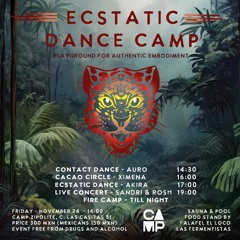 Ecstatic dance CAMP opening season by Akira — Zipolite, Mexico —