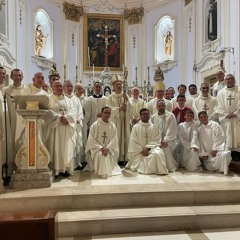 Ringraziamento di Mons. Giuseppe ASCIANO per i suoi 70° anniversario di ordinazione sacerdotale -  Parr S. Chiara Trani