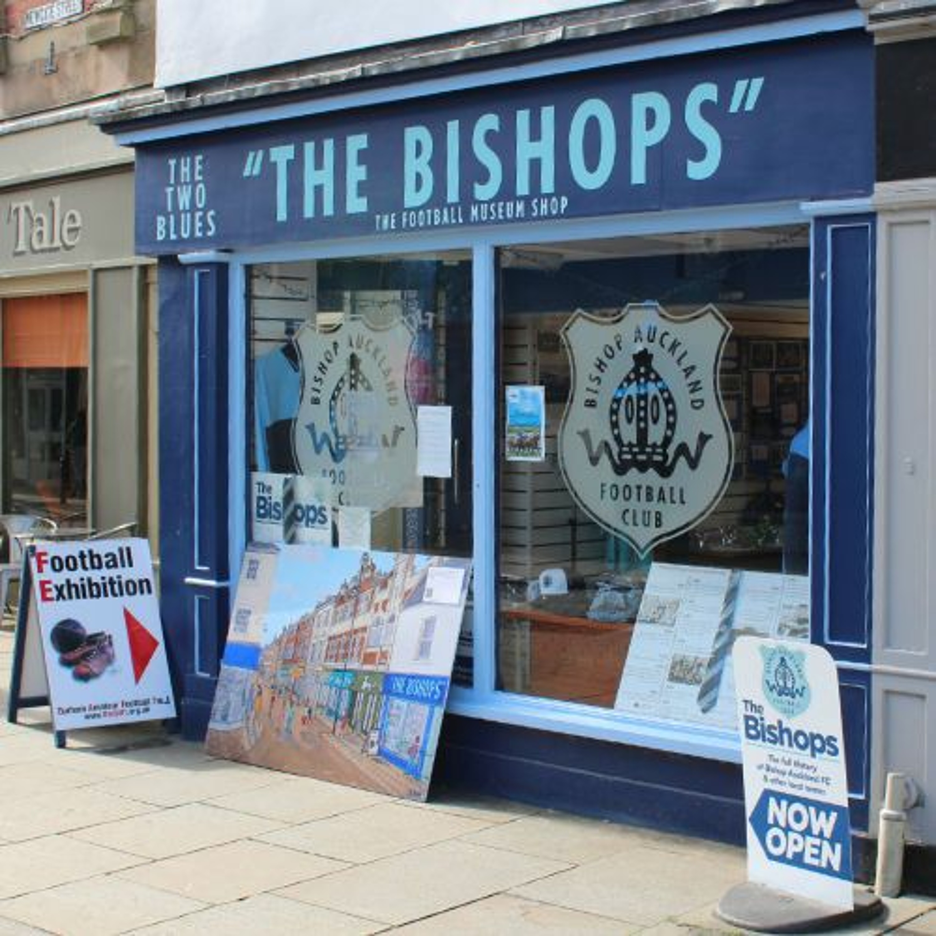 Bishop Auckland FC shop and museum at the Heritage Festival