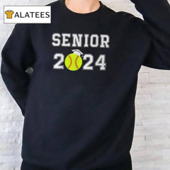 Class Of 2024 Softball Player Senior 2024 High School Grad T Shirt