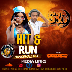 HIT & RUN DANCEHALL MIX BY SELECTOR SYSTEM 2024