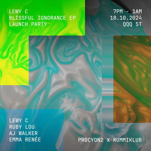 Procyon Live: 5 Ruby Lou | Blissful Ignorance EP Launch Party @ Q Street