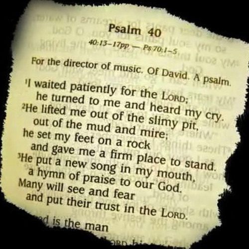Послом 40. Псалом 40. Psalm 143 на латыни.