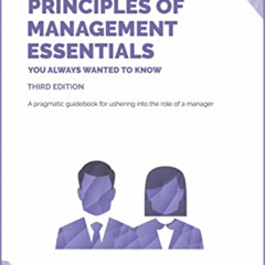 free KINDLE 💙 Principles of Management Essentials You Always Wanted To Know (Self-Le
