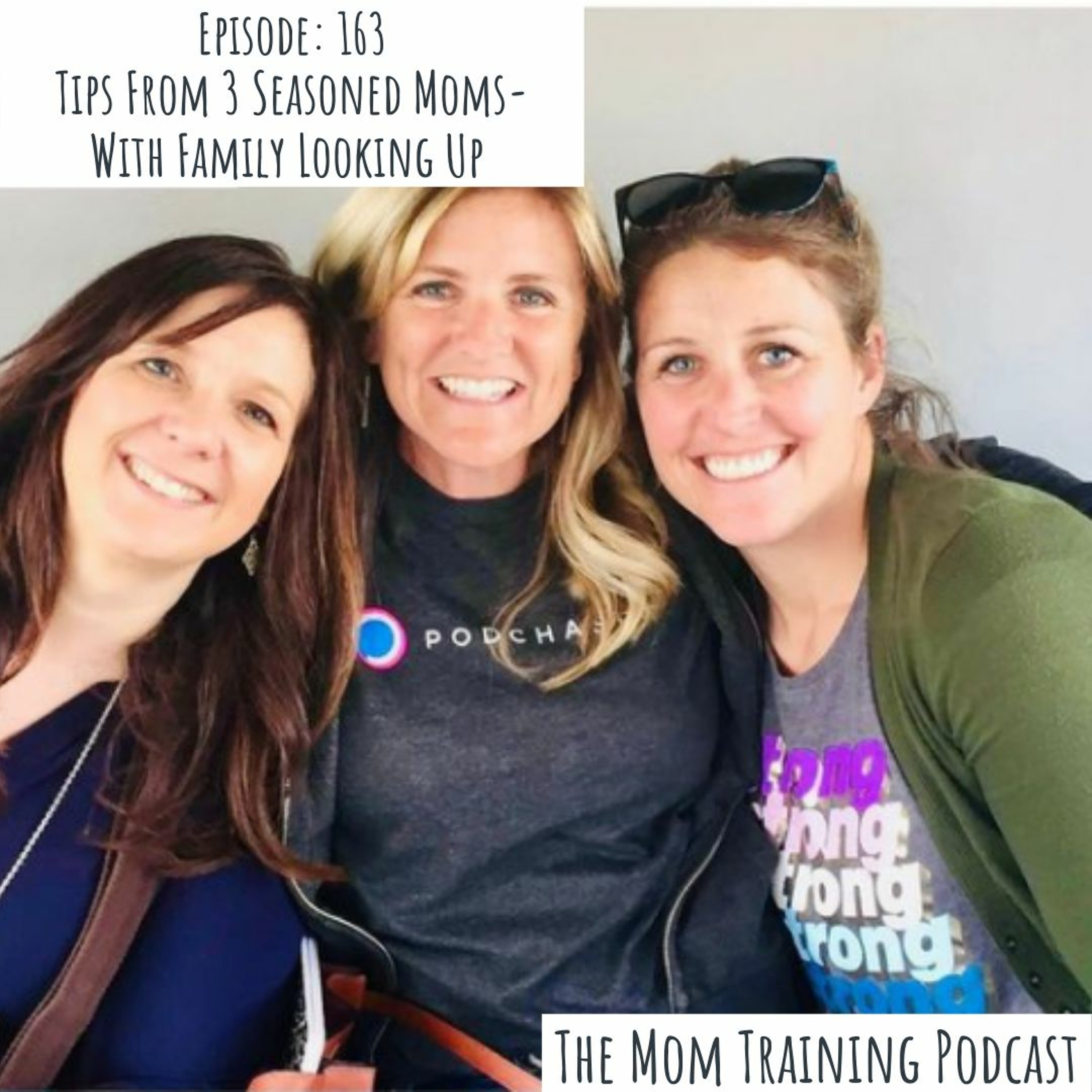 163 Tips From 3 Seasoned Moms- With Family Looking Up episode artwork