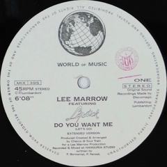 Lee Marrow Featuring Lipstick - Do You Want Me (Let's Go)