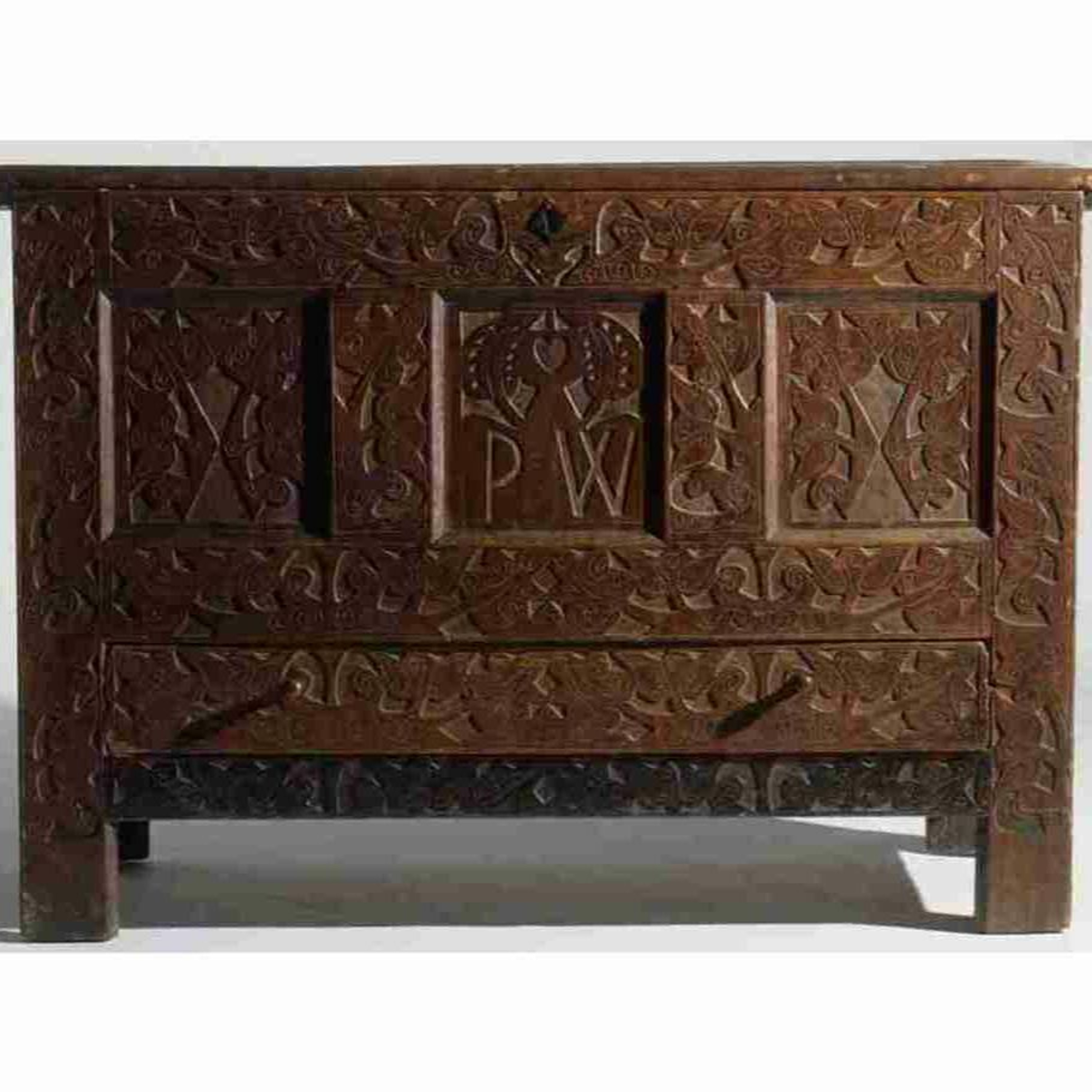 UNLOCKED:  History of the United States in 100 Objects -- 16: The ”PW” Hadley Chest, 1690-1710