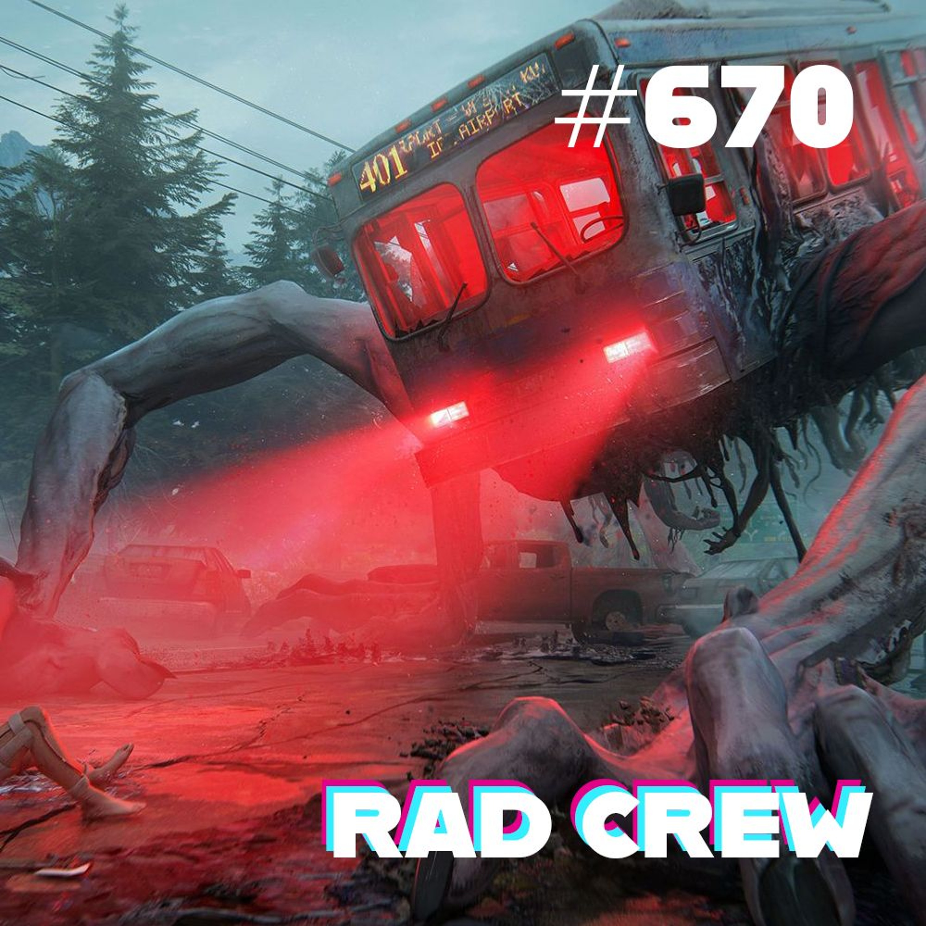 Rad Crew Ep 670: De verste spilltitlene noensinne og Once Human episode artwork