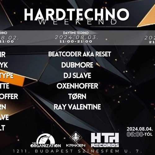 Beatcoder @ organizaHTHion / DaytimeTechno (Kraken, Budapest) 2024.08.03.