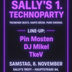Pin Mosten live @ Sally's Treff - Merchweiler Techno-Set 08.11.25